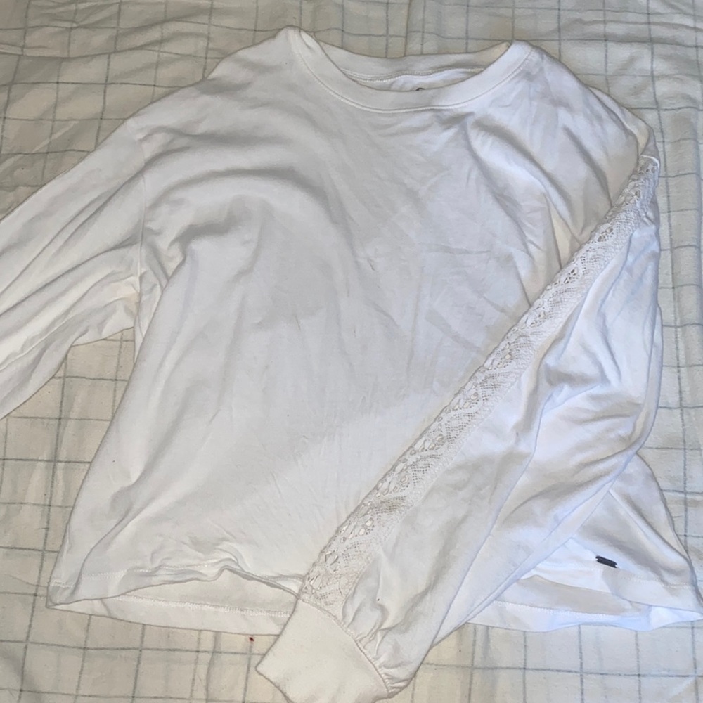 White Hollister long sleeve.